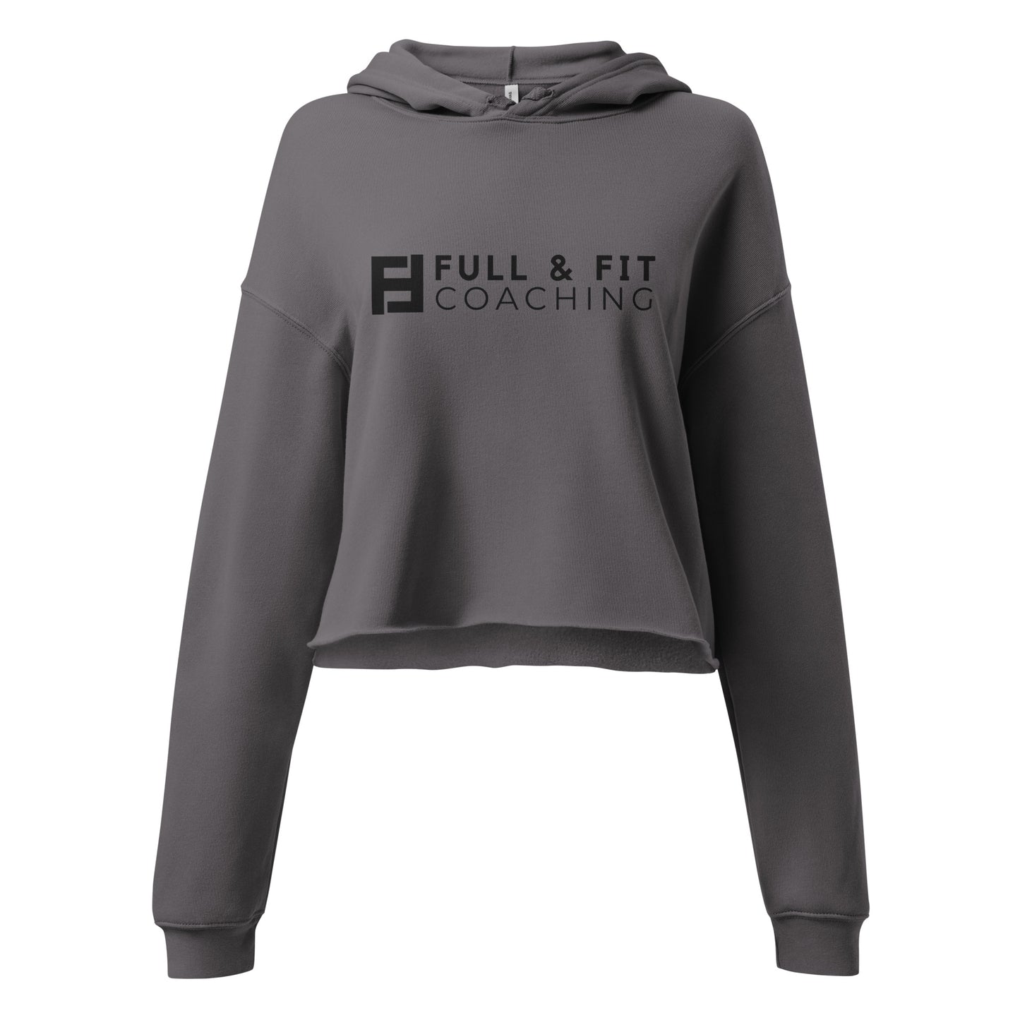 Crop Hoodie (Black Logo)