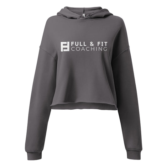 Crop Hoodie (White Logo)